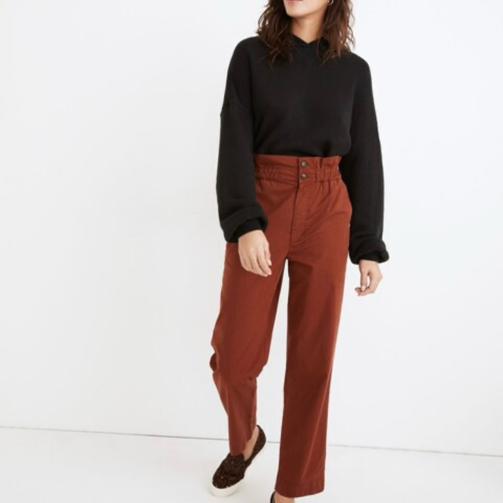Madewell Paperbag Tapered Pant